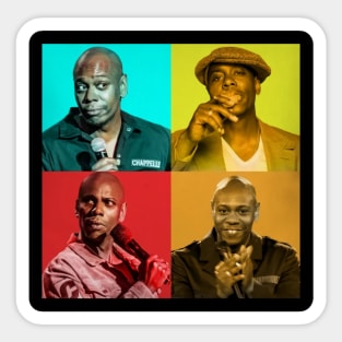 Dave Chappelle Funny Flairs Sticker